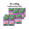 Acai Traditional Raw Pulps 10 x 100g