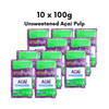 Acai Unsweetened Raw Pulps 10 x 100g