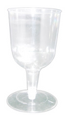 Disposable Wine Glasses 5.5oz- 6 Pcs